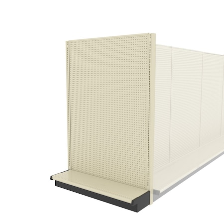 Lozier Shelving End Cap Display, Platinum 48W 72H 13D P473U-EC